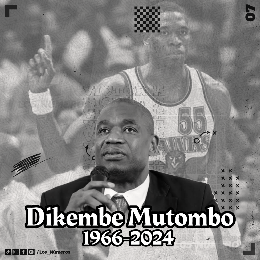 MUERE EL LEGENDARIO JUGADOR DE LA NBA DIKEMBE MUTOMBO