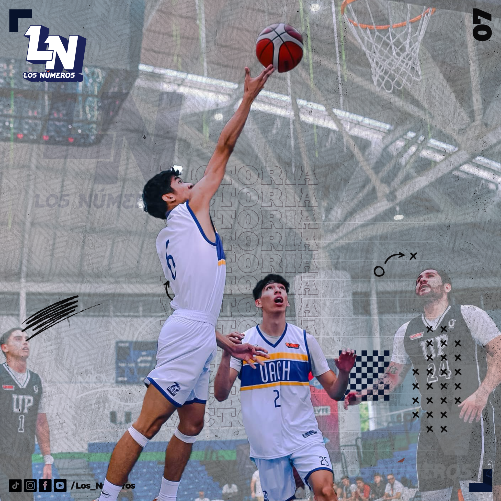 LOS DORADOS UACH AVANZAN EN EL NACIONAL DE BÁSQUETBOL 
