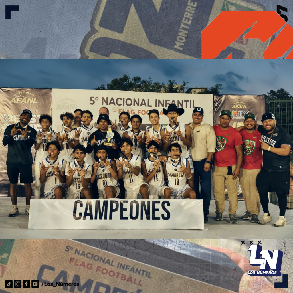 Chihuahua campeón nacional U15 de flag