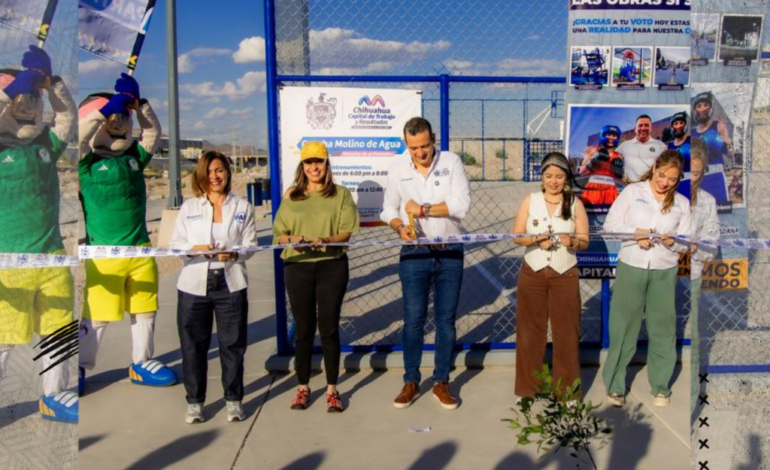Entrega Bonilla nuevo parque a vecinos de Molino de Agua
