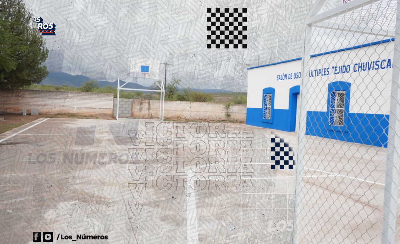 Rehabilita Municipio cancha deportiva en la comunidad Chuvíscar